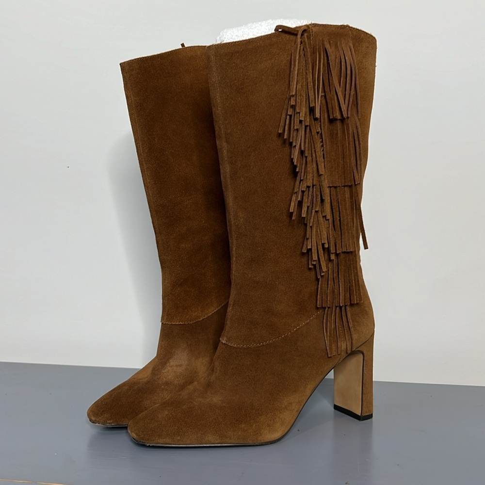 Vince Camuto VC-Sterla boots in Vintage Brown Verona, size 8 1/2 - Picture 3 of 6